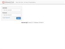 Tablet Screenshot of portal.houselive.gov